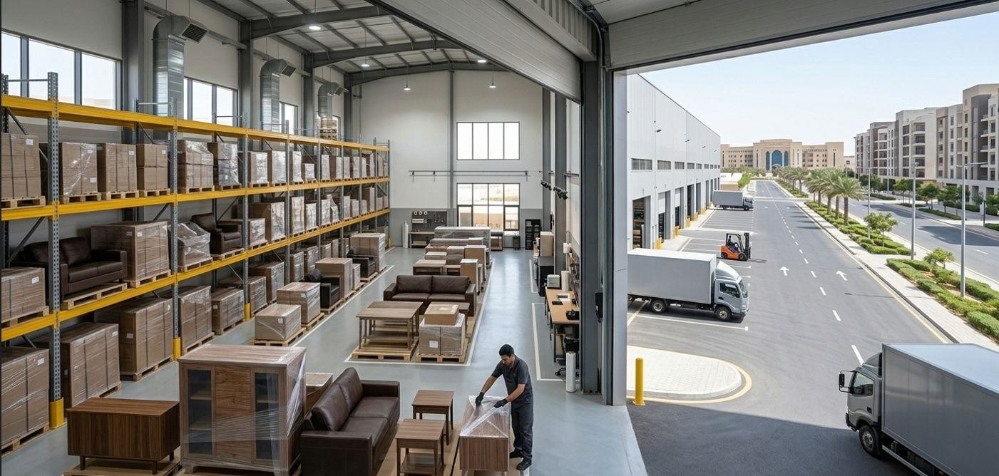 مستودعات لؤلؤة المستقبل في حي النرجس قرب جامعة الأميرة نورة