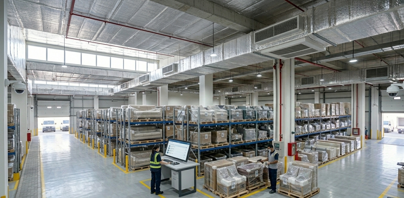 موقع مستودعات تخزين العفش قرب مستشفى الدكتور سليمان الحبيب في الصحافة