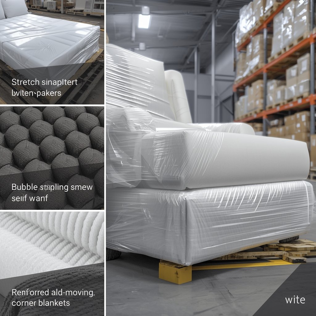 عمليات تغليف متقدمة للأثاث في لؤلؤة المستقبل - مواد تغليف عالية الجودة